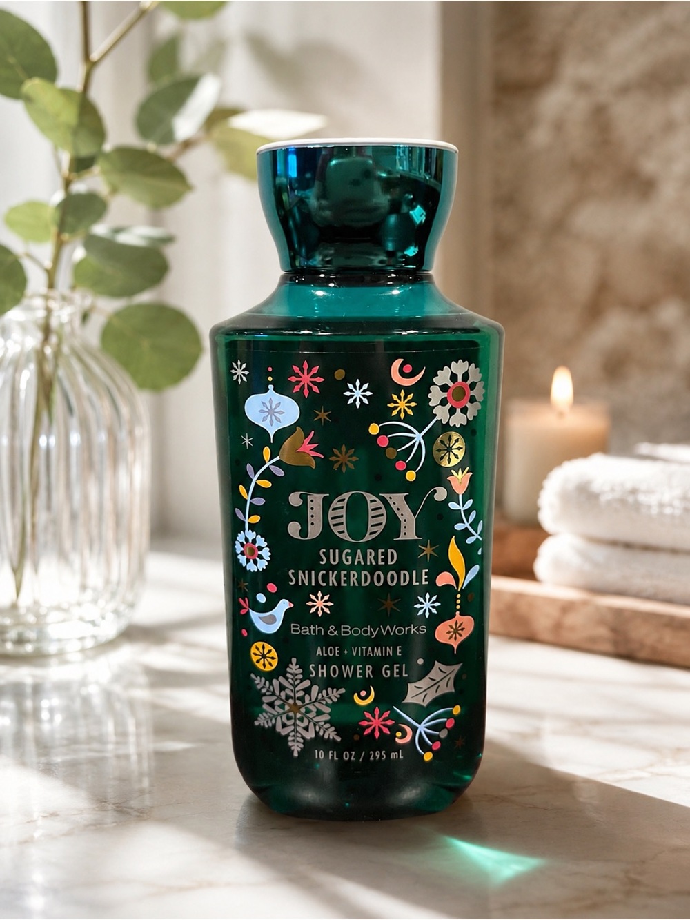 Bath & Body Works Joy Sugared Snickerdoodle Shower Gel 10 oz Body Wash NWT